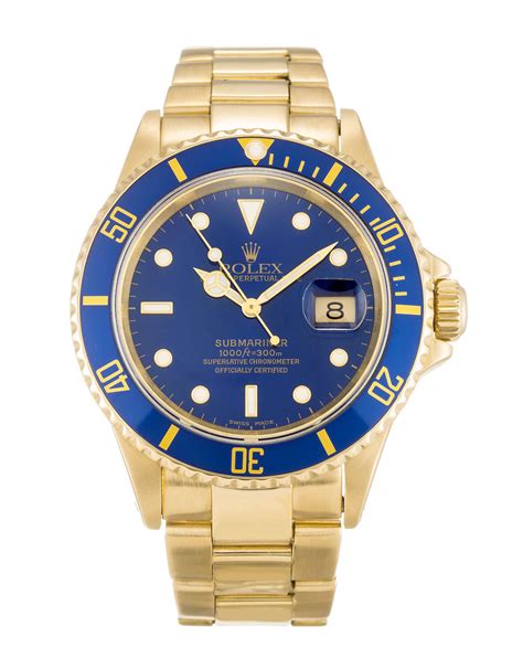 gold and blue rolex submariner replica|rolex submariner knockoff watches.